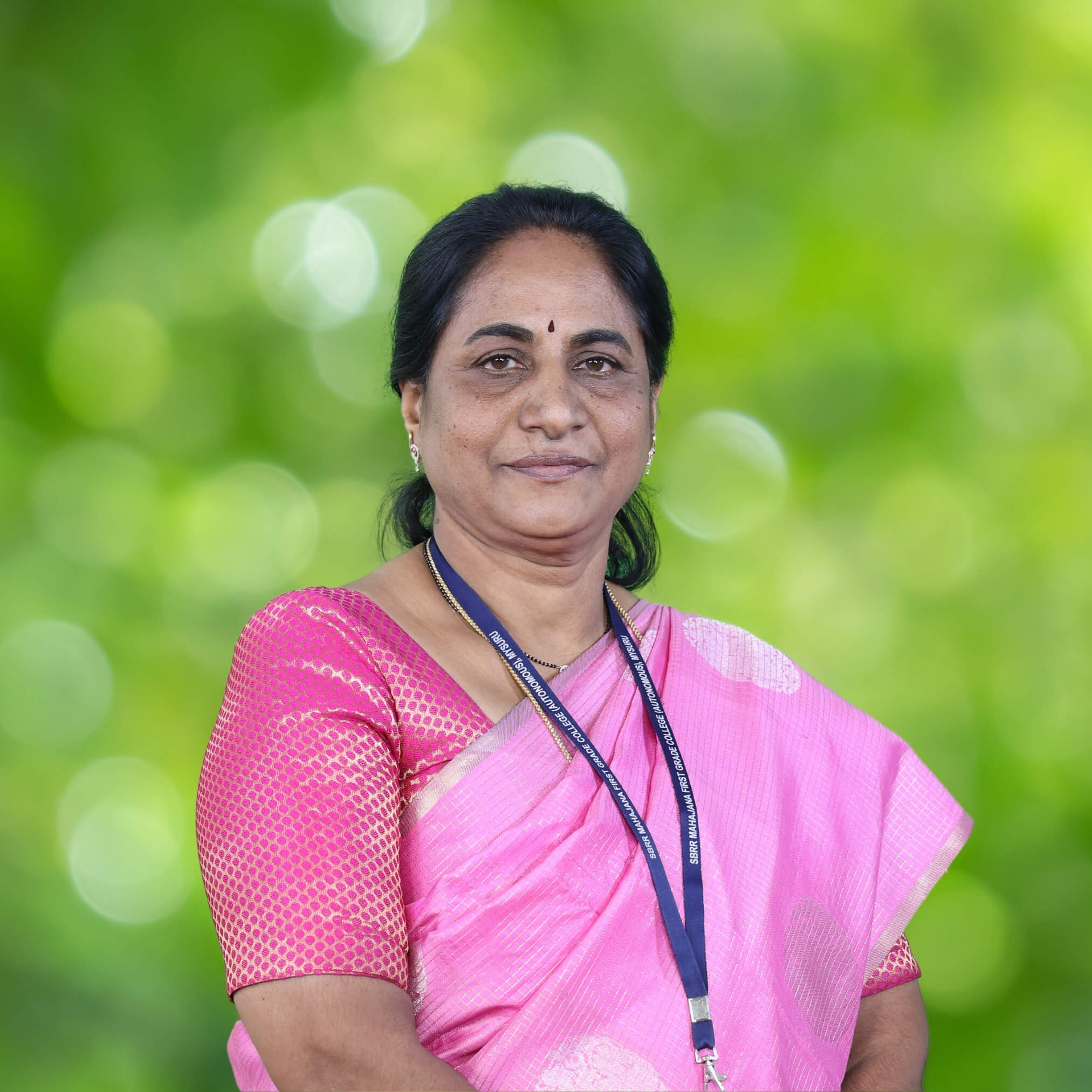 Dr. B R Jayakumari, Principal of SBRR Mahajana FGC